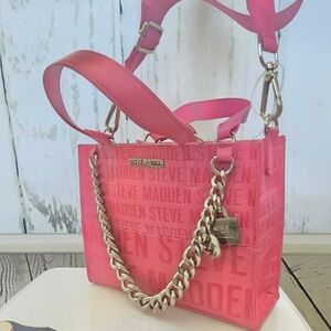 NWT Steve Madden Pink Crossbody Bag